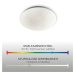 LEUCHTEN DIREKT is JUST LIGHT LED stropní svítidlo, bílé, průměr 39cm, moderní design RGB+3000K 