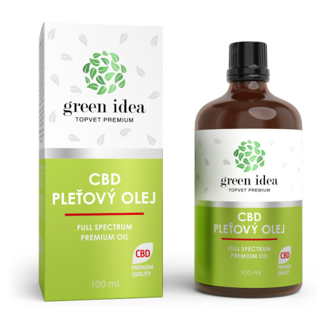 Green idea CBD pleťový olej 100 ml