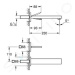 GROHE Eurocube Joy Umyvadlová baterie pod omítku, 2-otvorová instalace, chrom 19998000