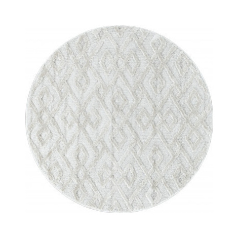 Ayyildiz koberce Kusový koberec Pisa 4708 Cream kruh Rozměry koberců: 120x120 (průměr) kruh