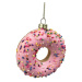 Skleněná vánoční ozdoba TORO 11cm donut