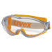 Uvex Uzavřené ochranné brýle ultrasonic, odolné proti poškrábání, nemlží se, šedá/oranžová, od 1