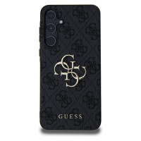 Zadní kryt Guess PU 4G Metal Logo pro Samsung Galaxy A55 5G, šedá