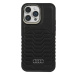 Audi Synthetic Leather MagSafe iPhone 15 Pro Max 6,7 černo/černý pevný obal