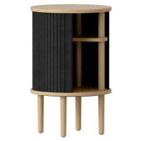 Kulatý odkládací stolek z dubového dřeva ø 38 cm Audacious – UMAGE