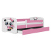 Kocot kids Dětská postel Babydreams panda růžová, varianta