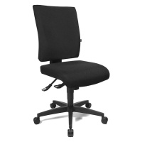 Topstar Kancelářská otočná židle COMFORT, výškově přestavitelné opěradlo, potah černý