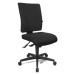 Topstar Kancelářská otočná židle COMFORT, výškově přestavitelné opěradlo, potah černý