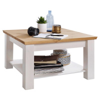 Konferenční stolek Marone Klasik - malý, dekor bílá-dřevo, masiv, borovice