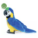 PLYŠ Ptáček papoušek Ara Ararauna 26cm Eco-Friendly