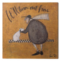 Obraz na plátně Sam Toft - It'll Turn Out fine, 2 - 30×30 cm