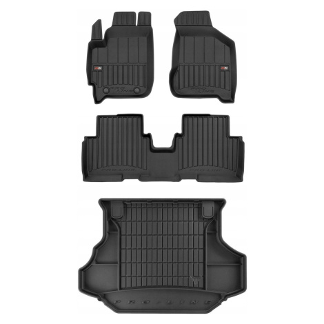 Set 3D gumové autokoberce rohož Kia Carens 2 2002-2006