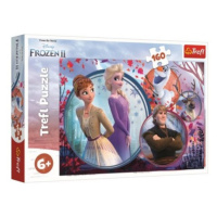 Trefl Puzzle Ledové království II/Frozen II 160 dílků 41x27,5cm v krabici 29x19x4cm