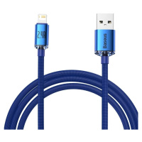 Kabel Baseus Crystal cable USB to Lightning, 2.4A, 2m (blue)