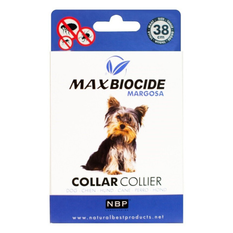 Max Biocide Dog Collar obojek pro psy 38cm