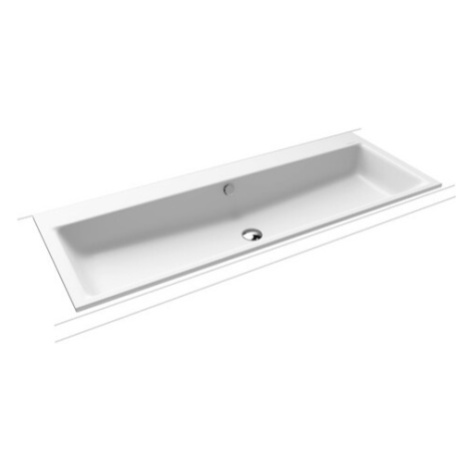 Kaldewei Puro zápustné umyvadlo 120x46 cm alpská bílá bez otvoru pro baterii KW3169