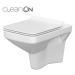 Geberit Duofix tlačítko DELTA21 bílé WC CERSANIT COMO CLEANON + SEDÁTKO 458.103.00.1 21BI CO1