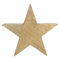Dekoria Dekorace Gold Star 32cm, 34 x 8 x 32 cm