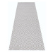 Hanse Home Collection koberce Běhoun Meadow 102471 Grey – na ven i na doma - 80x200 cm