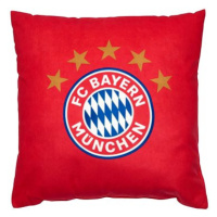 FotbalFans Polštářek FC Bayern Mnichov, znak klubu, 40 × 40 cm