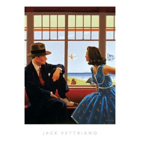 Umělecký tisk Jack Vettriano - Edith and the kingpin, Jack Vettriano, (40 x 50 cm) MIGNECO&SMITH