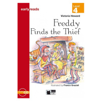 Black Cat FREDDY FINDS THE THIEF + CD ( Early Readers Level 4) BLACK CAT - CIDEB