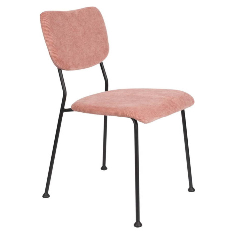 Světle růžové jídelní židle v sadě 2 ks Benson – Zuiver