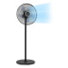 Klarstein Windflower, stojanový ventilátor, 5 lopatek (15'' / 38,5 cm), 50 W, černý