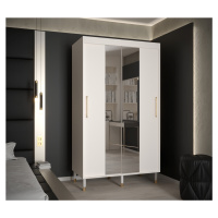 Šatní skříň Abi Calipso T1 Barva korpusu: Bílá, Rozměry: 120 cm, Dveře: Bílá + zrcadlo