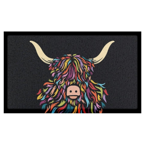 Rohožka z PVC 40x70 cm Highland Cow – Artsy Doormats