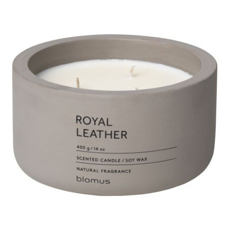 Vonná svíčka Royal Leather - kulatá FOR LIVING