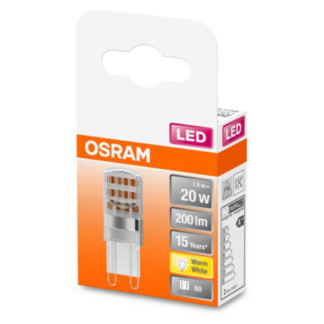 OSRAM OSRAM LED žárovka kolíková G9 1,9W 2 700 K čirá