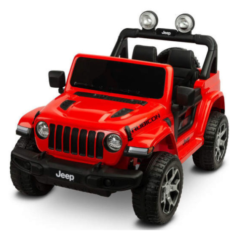 Terénní elektrické autíčko na baterie Jeep Rubicon Red