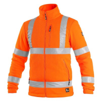 CXS PRESTON fleecové bunda reflexní oranžová