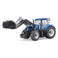 BRUDER 03121 Traktor New Holland T7.315 s čelním nakladačem