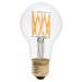 Teplá LED filamentová stmívatelná žárovka E27, 6 W Globe – tala