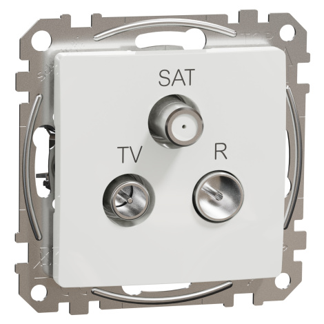 Zásuvka anténní průběžná Schneider Sedna Design TV/R/SAT 7 dB bílá Schneider Electric