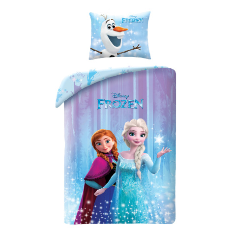 Halantex Bavlněné povlečení 140x200 + 70x90 cm - Ledové království 2 "Síla lásky"