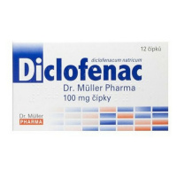 DR.MULLER Diclofenac 100mg 12 čípků