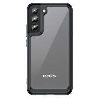 Silikonové pouzdro Space s barevným rámem na Samsung Galaxy S22 PLUS 5G Black