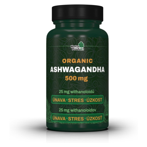Naturprodukt Ashwagandha organic 500 mg 60 tablet