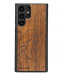 Pouzdro Bewood pro Samsung Galaxy S22 Ultra Vlk Imbuia