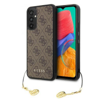 Guess hard silikonové pouzdro Samsung Galaxy A34 5G Brown 4G Charms Collection