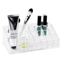Compactor Organizér na kosmetiku – 15 přihrádek, čirý plast