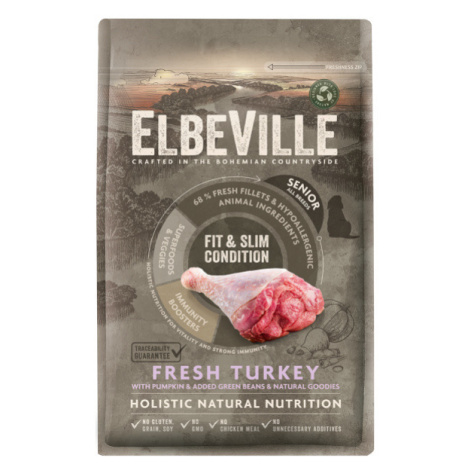 ELBEVILLE Senior All Breeds Fresh Turkey Fit and Slim Condition 4kg