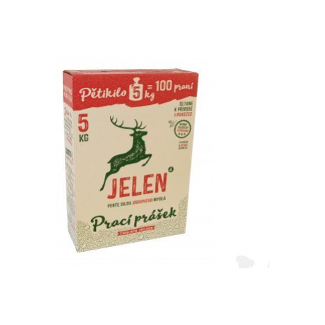 Prací prášek Jelen 100praní, 5kg BOX