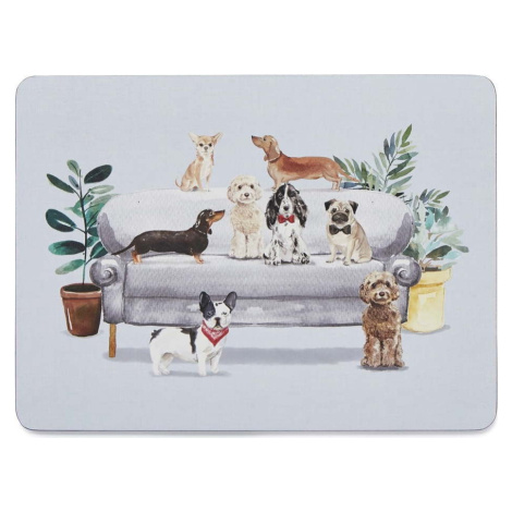 Korkové prostírání 4 ks 21.5x29 cm Curious Dogs - Cooksmart ®
