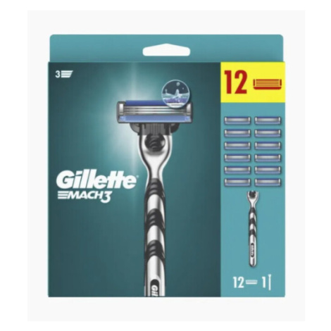 Gillette Mach3 holicí strojek+12 náhrad.hlavic