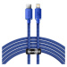 Kabel Baseus Crystal cable USB-C to Lightning, 20W, PD, 2m (blue)