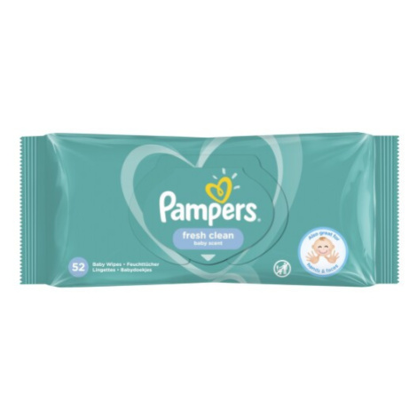 Pampers Fresh Clean Dětské čistící ubrousky 52ks